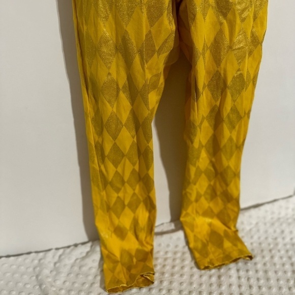 dc Comics Birds of Prey Women’s Harley Quinn Gold Cosplay Jumpsuit! - Picture 5 of 10